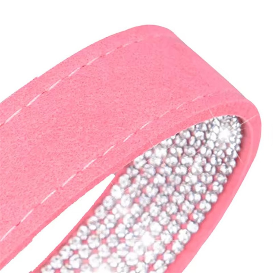 Pink Rhinestone Dog Collar suppliers